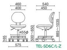 TEL-SD6C　サイズ