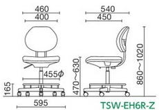 TSW-EH6R　サイズ