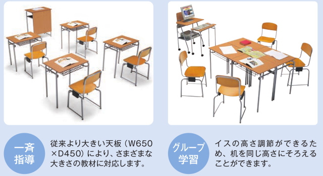 新JIS規格 学校机・イス コクヨ（KOKUYO） 学校用 塾用 - タナベ事務機器
